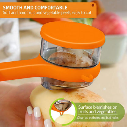 CleanPeel™ - Arrêtez de ramasser vos épluchures dans l'évier !