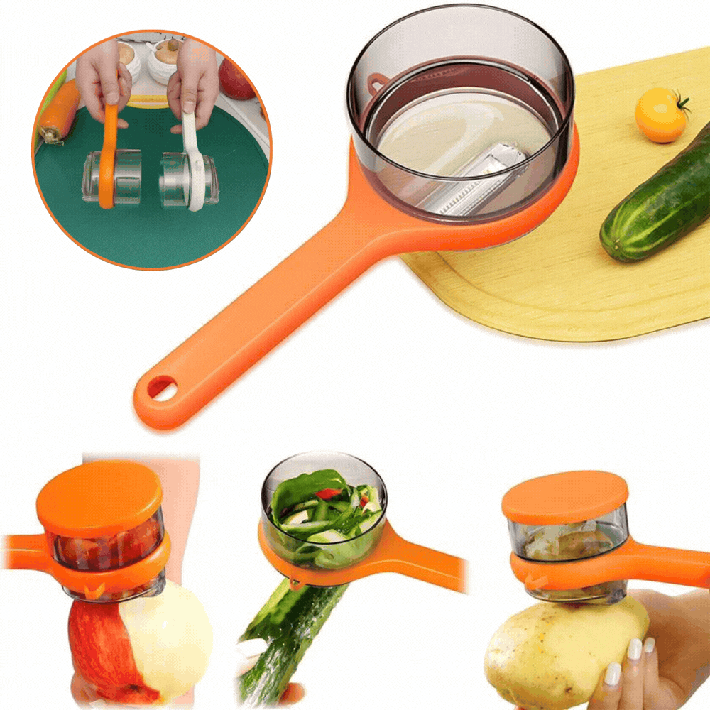 CleanPeel™ - Arrêtez de ramasser vos épluchures dans l'évier !