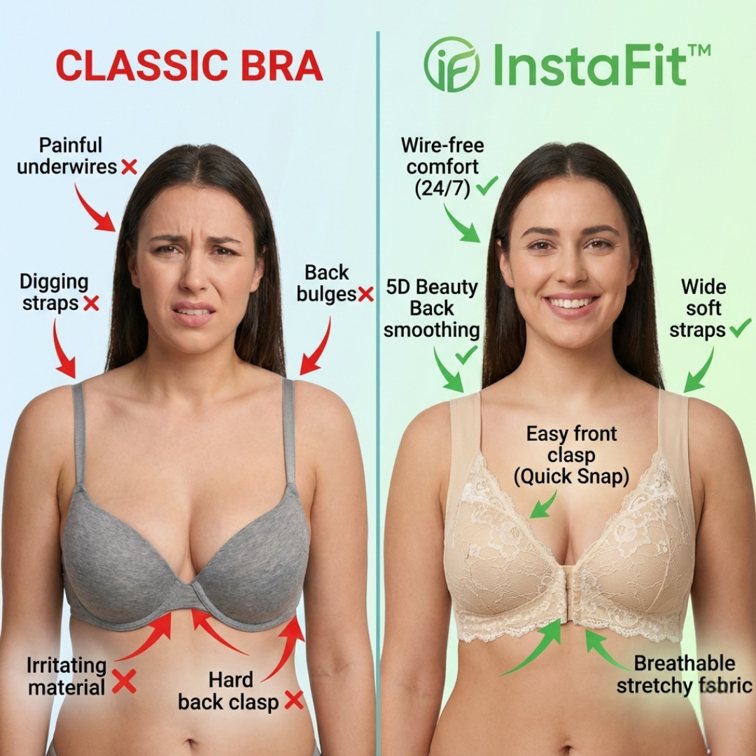 🔥 KAUFEN SIE 1, ERHALTEN SIE 2 GRATIS😲- 3 STÜCK*Vorderverschluss 5D Schönheit Rücken Sport Bequemer BH