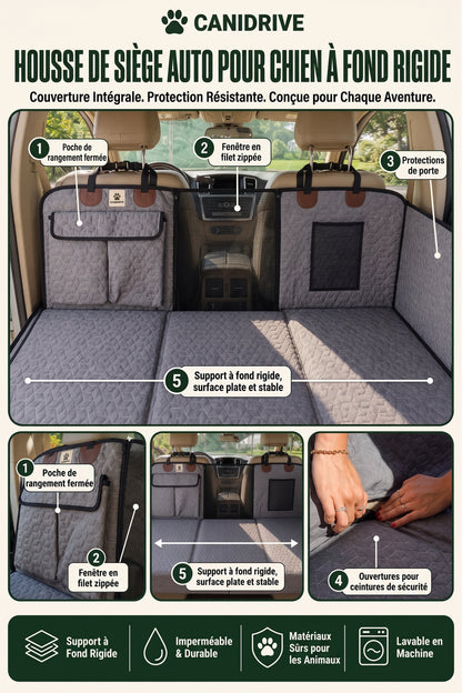 CaniDrive – La solution pour voyager en sécurité avec son chien sans ruiner sa voiture.