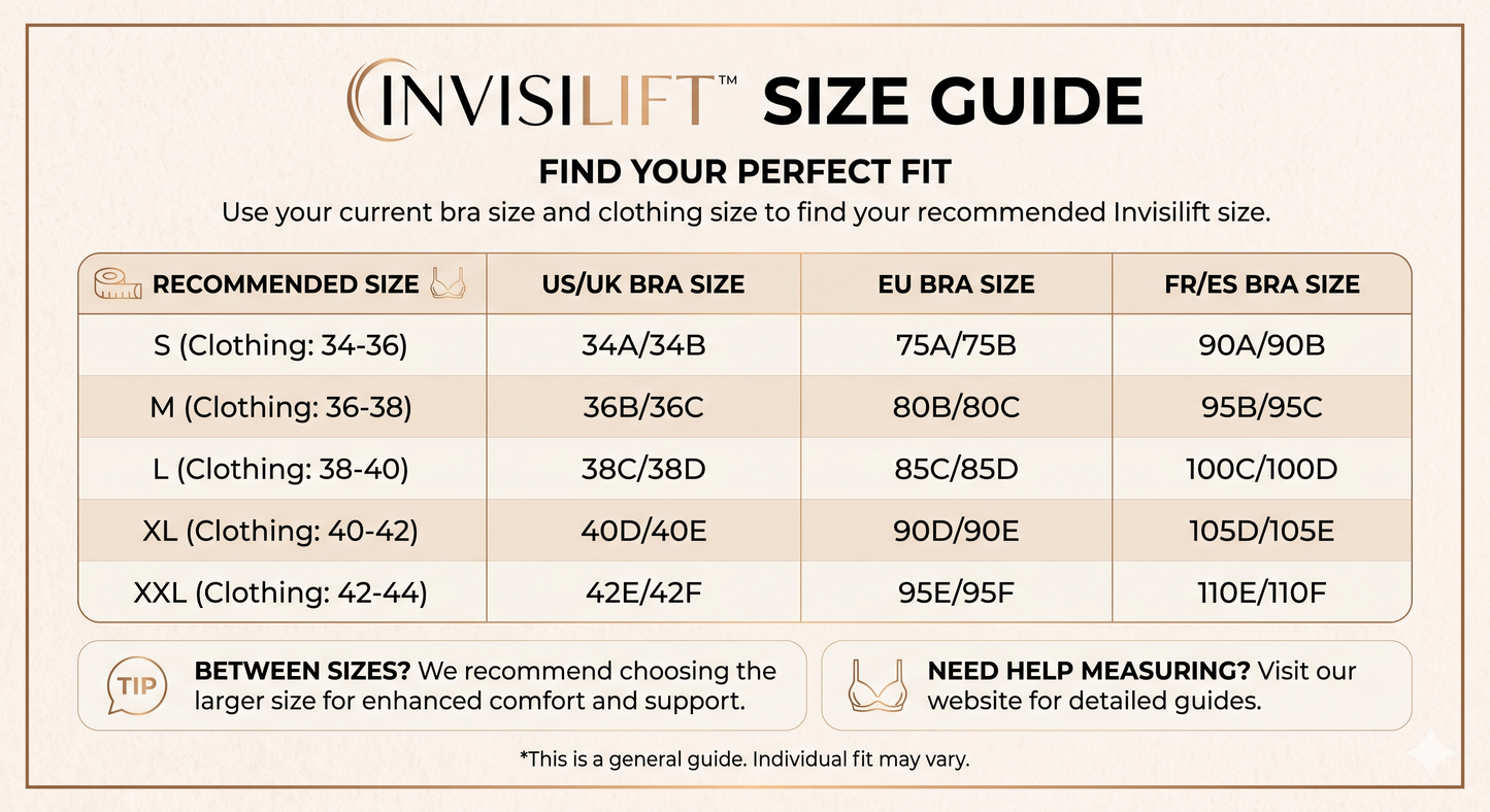 INVISILIFT™– Le push-up invisible qui sublime votre décolleté .