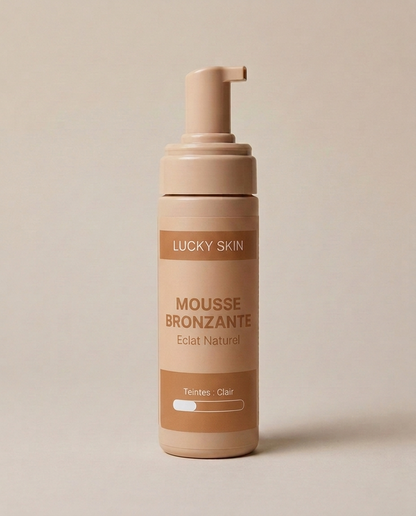 Lucky Skin™ -Le secret d'un bronzage doré sans trace et sans expositions aux UV.