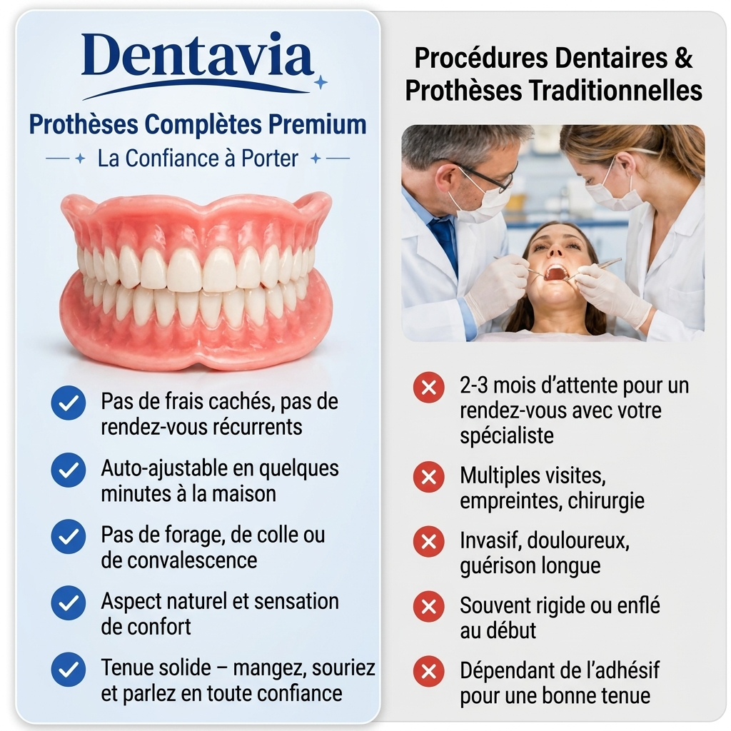 Prothèses dentaires sur mesure pour un confort quotidien